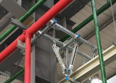 伊金霍洛该抗震支架的整体式支吊架结构协调性好